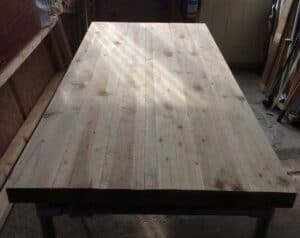 Tasting Table and Counter for a new shop about to open on Arran